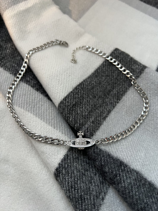 Silver Vivi Chain - Repurposed Necklace