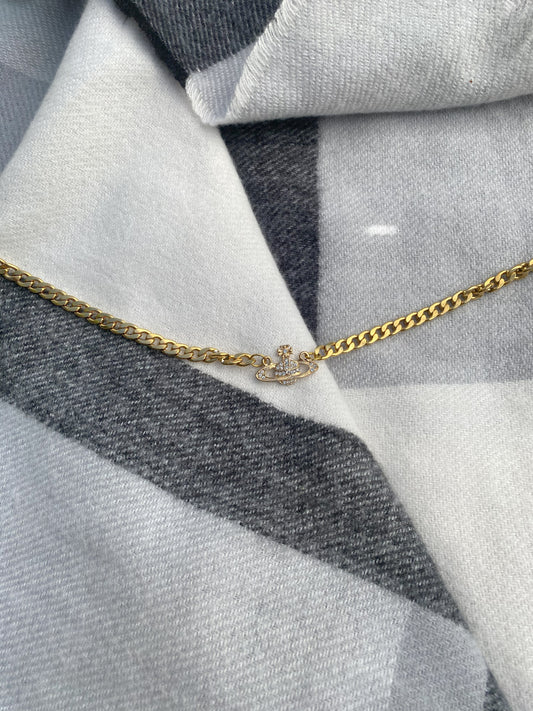 Gold Vivi Repurposed Necklace Chain